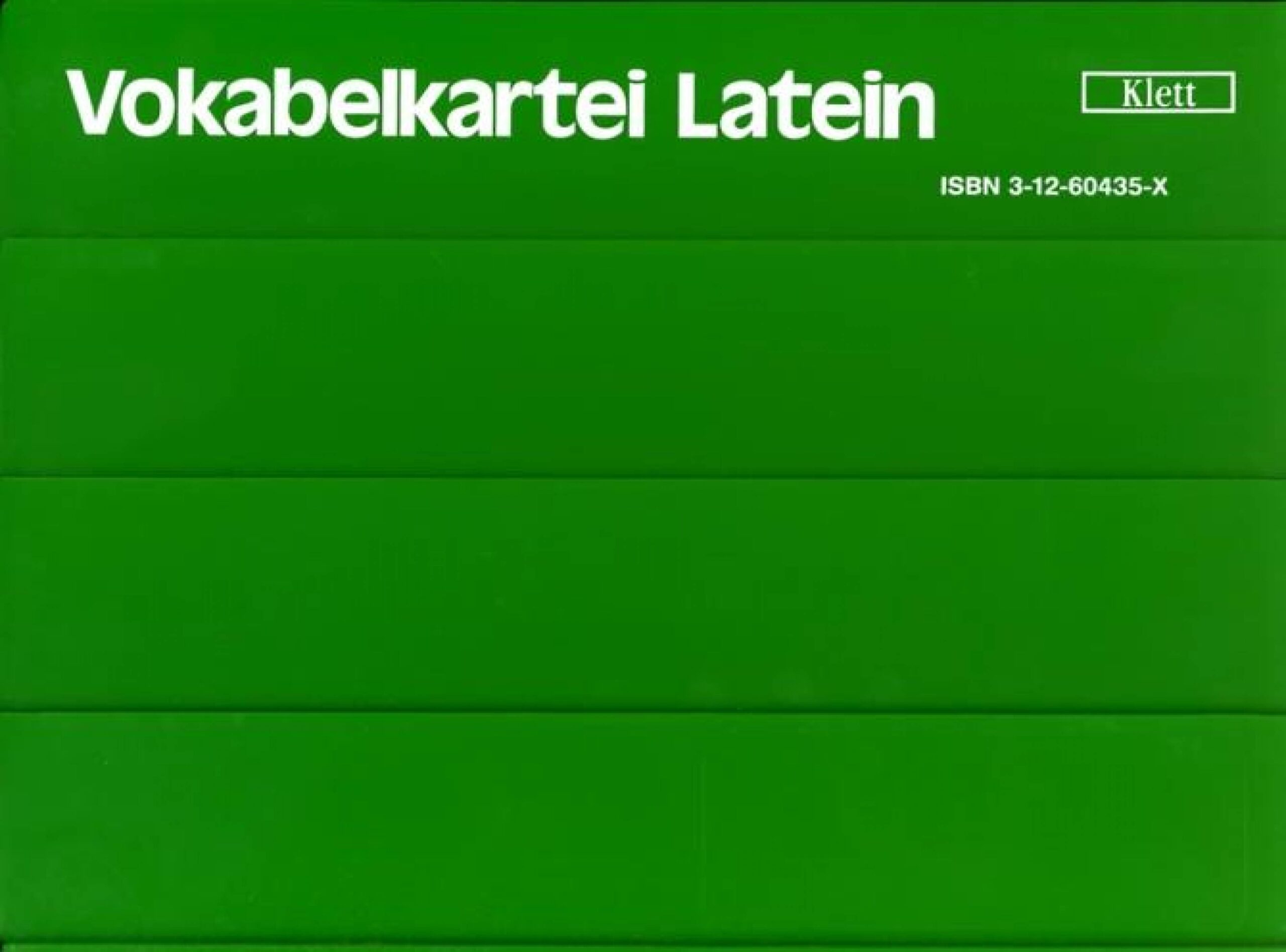 latein vokabeln lernen